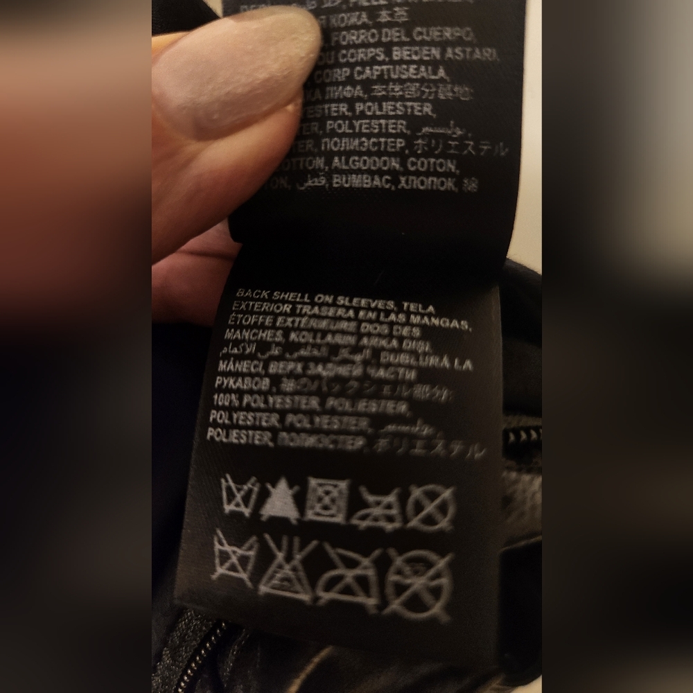 Bebe Women's Black Leather Jacket - Picture 10 of 10